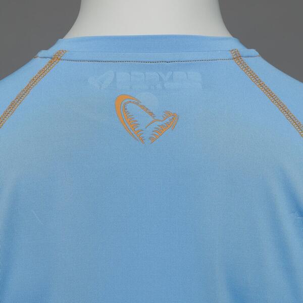 Tricou Protecție UV Savage Gear - Bonnie Blue, Mânecă Lungă, Aqua - 2