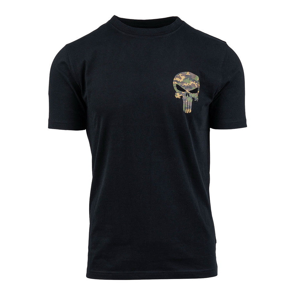 Tricou Punisher - No guts no glory Negru - Declarație de Forță