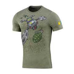 Tricou Quadcopter M-Tac - Măsliniu Deschis pentru Operatori Dronă