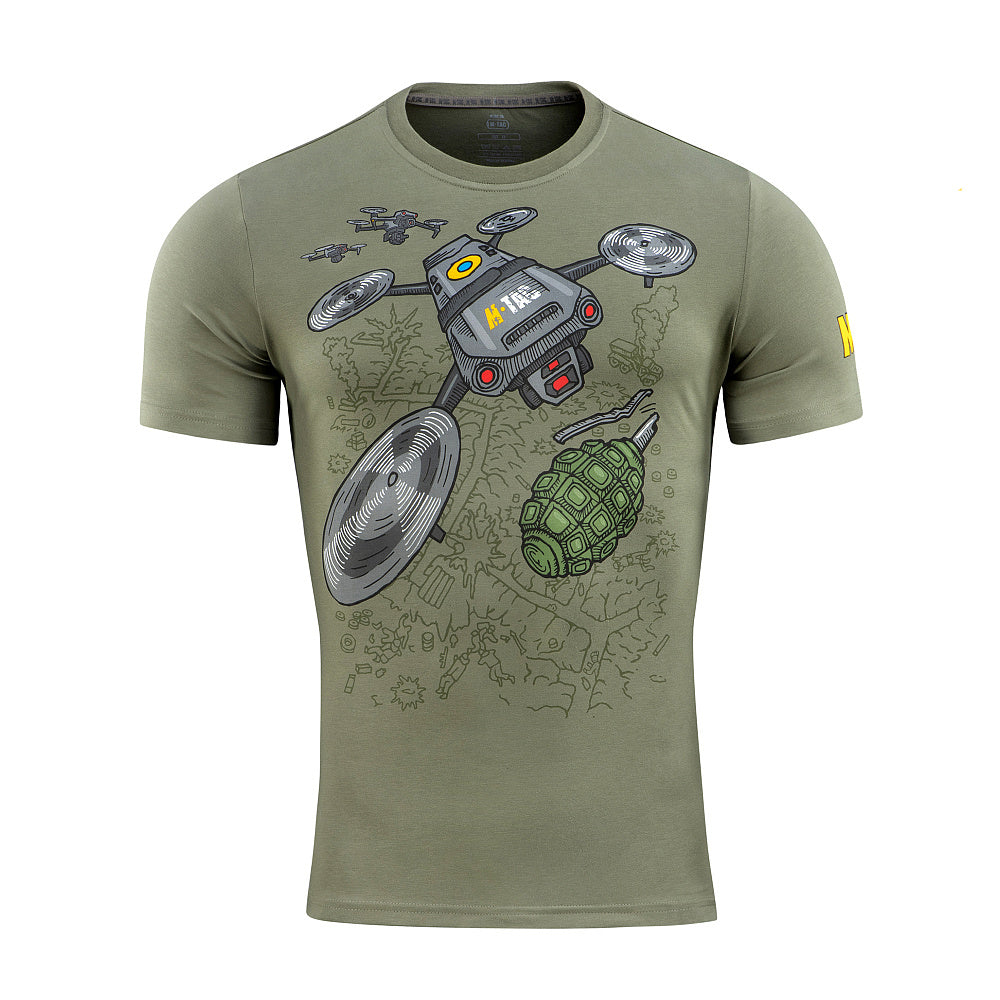 Tricou Quadcopter M-Tac - Măsliniu Deschis pentru Operatori Dronă