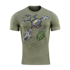 Tricou Quadcopter M-Tac - Măsliniu Deschis pentru Operatori Dronă