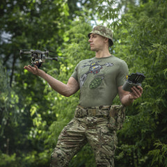Tricou Quadcopter M-Tac - Măsliniu Deschis pentru Operatori Dronă