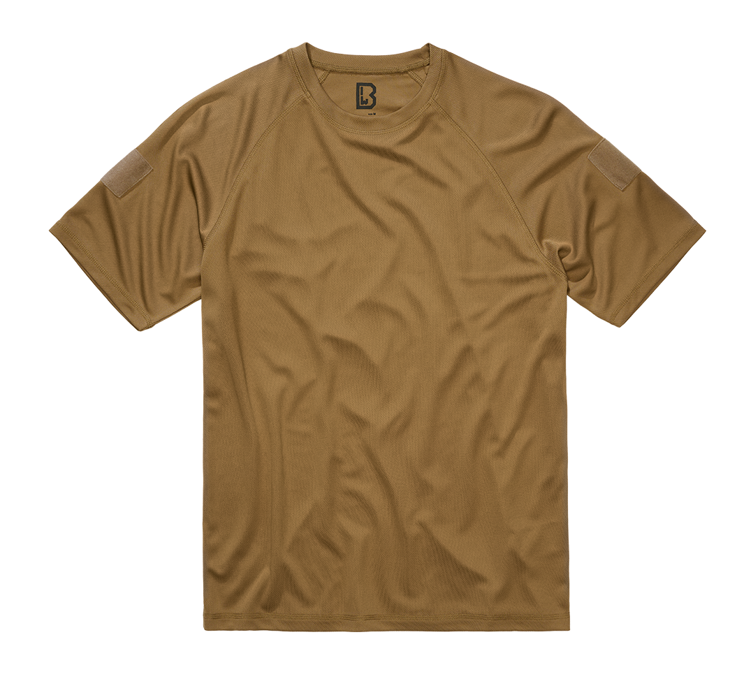 Tricou Quickdry Maneca Scurta Tricou Camel Brandit - Uscare Rapida si Confort