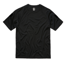 Tricou Quickdry Maneca Scurta Tricou Negru Brandit - Uscare Rapidă