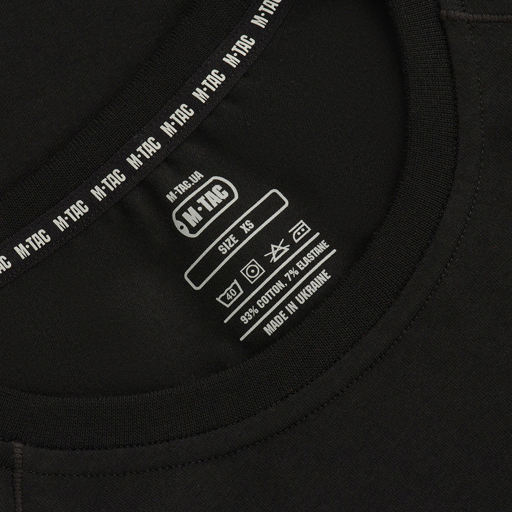 Tricou Raglan M-Tac 93/7 - Negru, Confort Zilnic Superior