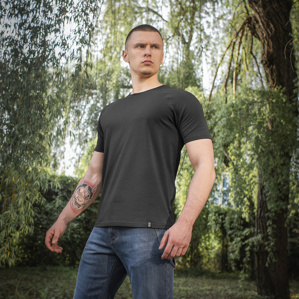 Tricou Raglan M-Tac 93/7 - Negru, Confort Zilnic Superior