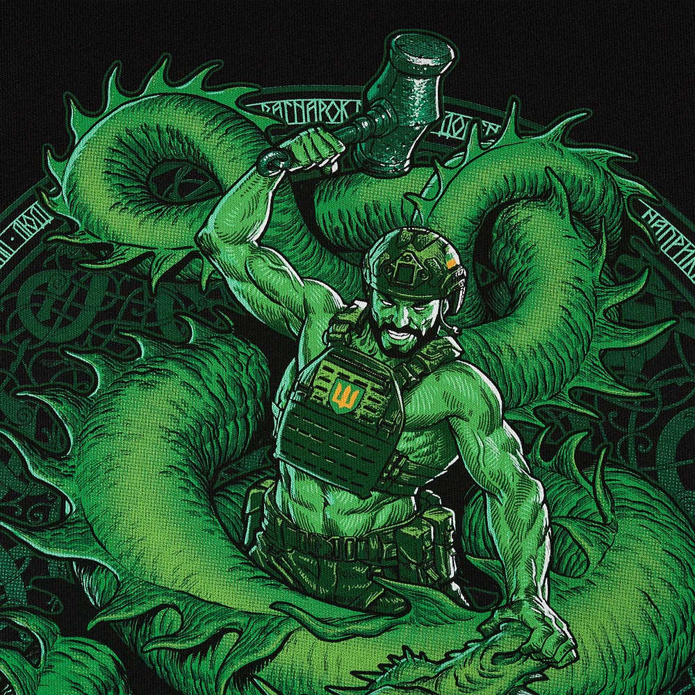 Tricou Ragnarok Night Vision M-Tac - Bumbac Negru Rezistent