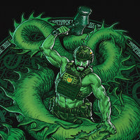 Tricou Ragnarok Night Vision M-Tac - Bumbac Negru Rezistent