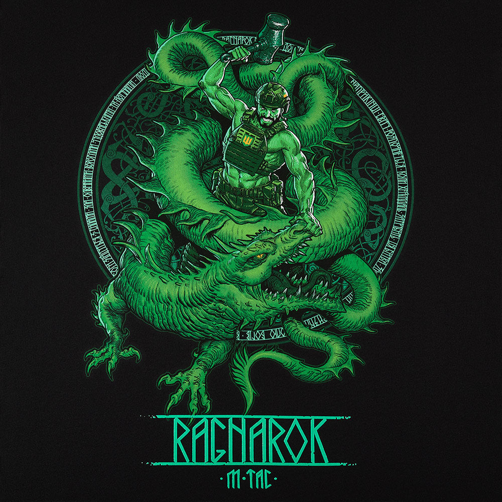 Tricou Ragnarok Night Vision M-Tac - Bumbac Negru Rezistent
