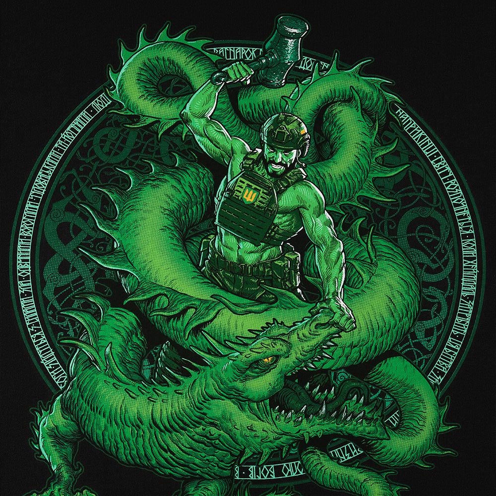 Tricou Ragnarok Night Vision M-Tac - Bumbac Negru Rezistent