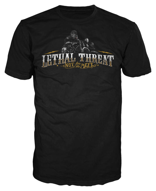 Tricou Ride Loud Gorilla Lethal Threat - Bumbac Moale, Print Cool