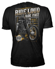 Tricou Ride Loud Gorilla Lethal Threat - Bumbac Moale, Print Cool