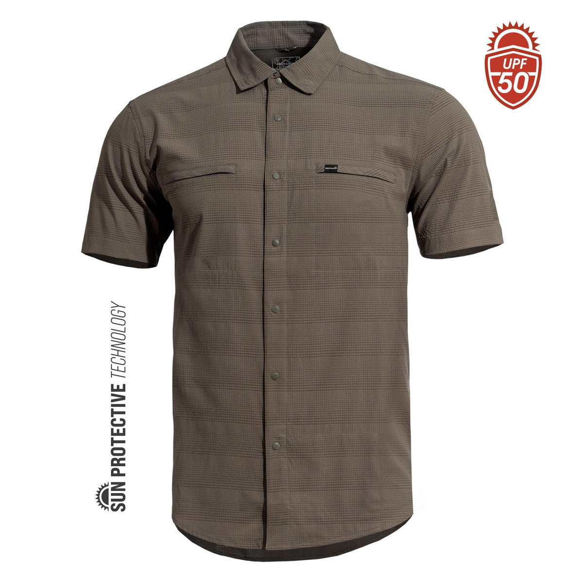 Tricou Ripple Sunproof Shirt Ranger Green Pentagon Tactical - Performanță și Ventilație Optimă în orice Mediu