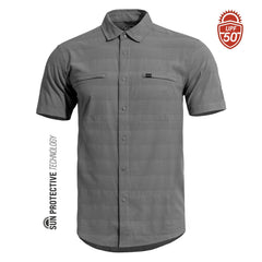 Tricou Ripple Sunproof Shirt Wolf-Grey Pentagon Tactical - Performanță și Ventilație Optimă în orice Mediu