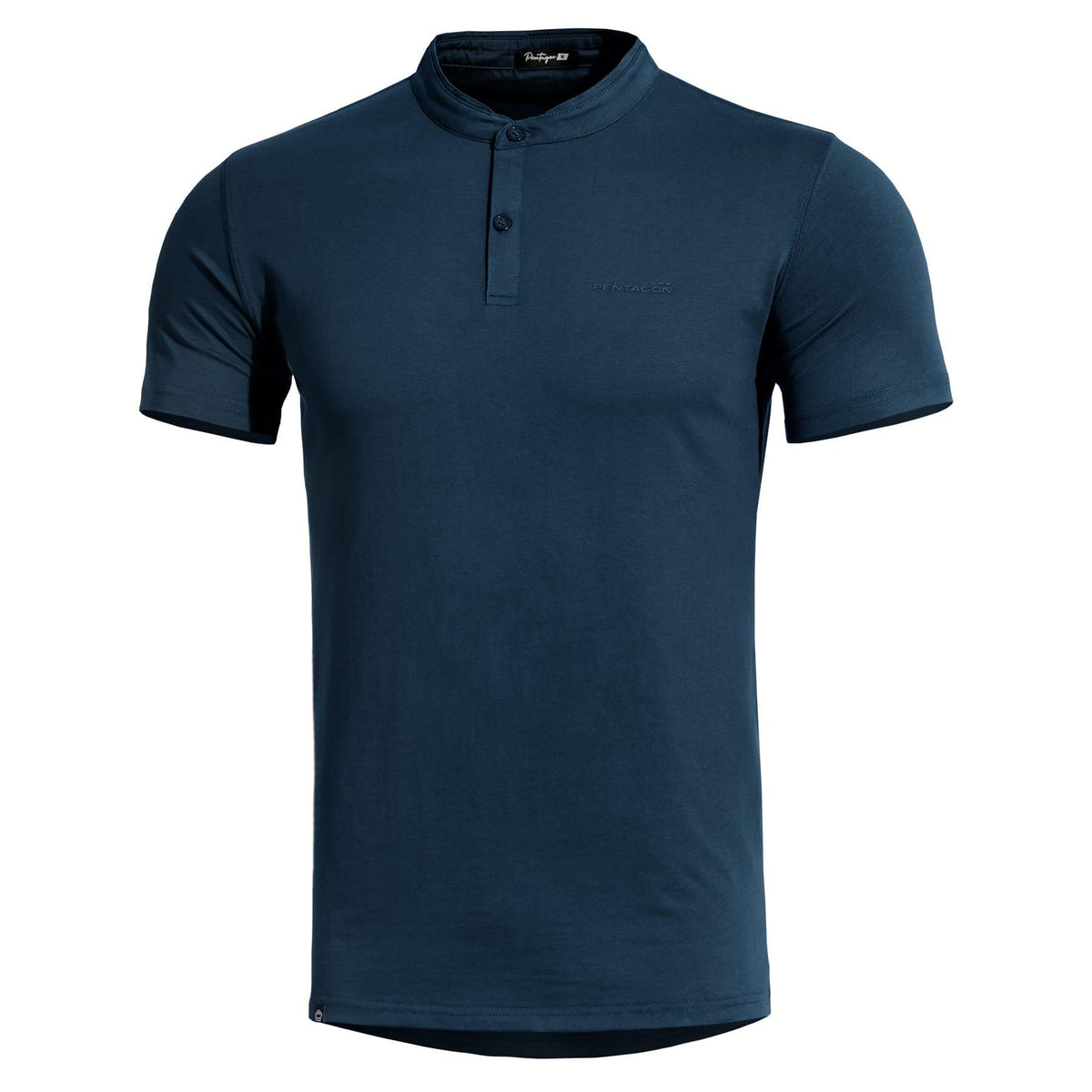 Tricou Romeo 2.0 Henley T-Shirt Midnight Blue Pentagon Tactical - Performanță și Ventilație Optimă în orice Mediu