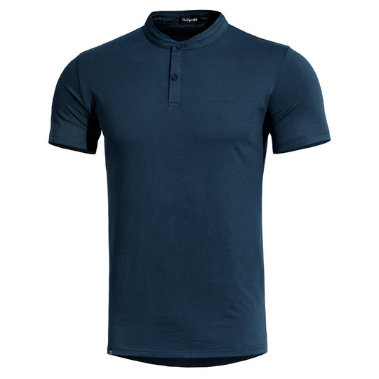 Tricou Romeo 2.0 Henley T-Shirt Midnight Blue Pentagon Tactical - Performanță și Ventilație Optimă în orice Mediu