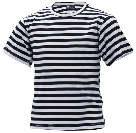 Tricou Russ. Marine Alb-Bleu Copii MFH - 100% Bumbac, 160g/m²