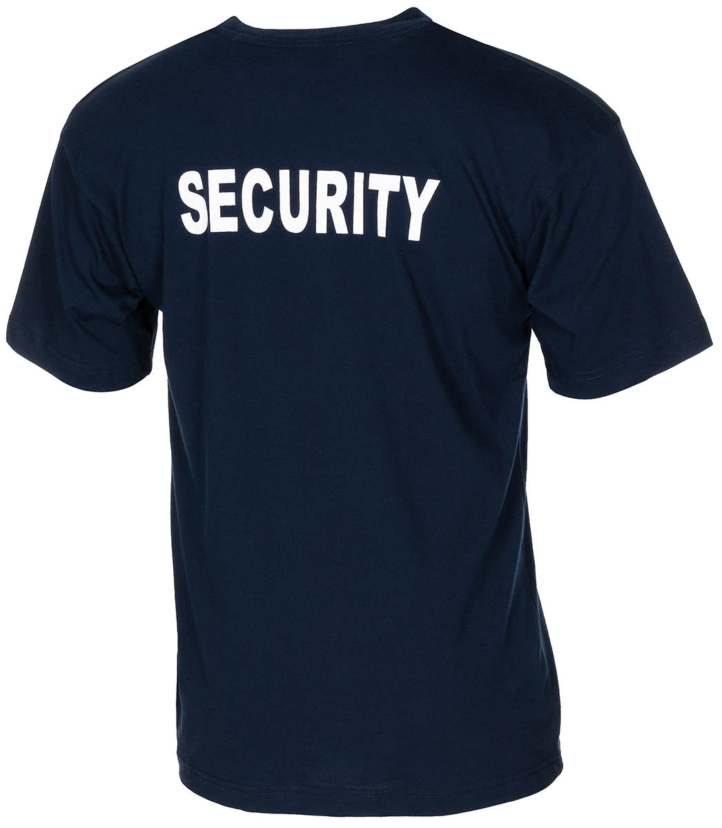 Tricou "Security" Imprimat Albastru MFH - 100% Bumbac, 160 g/m²