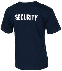 Tricou "Security" Imprimat Albastru MFH - 100% Bumbac, 160 g/m²
