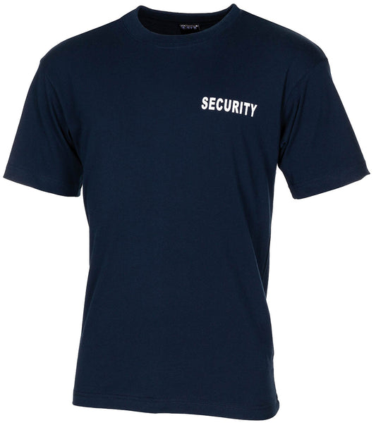Tricou "Security" Imprimat Albastru MFH - 100% Bumbac, 160 g/m²