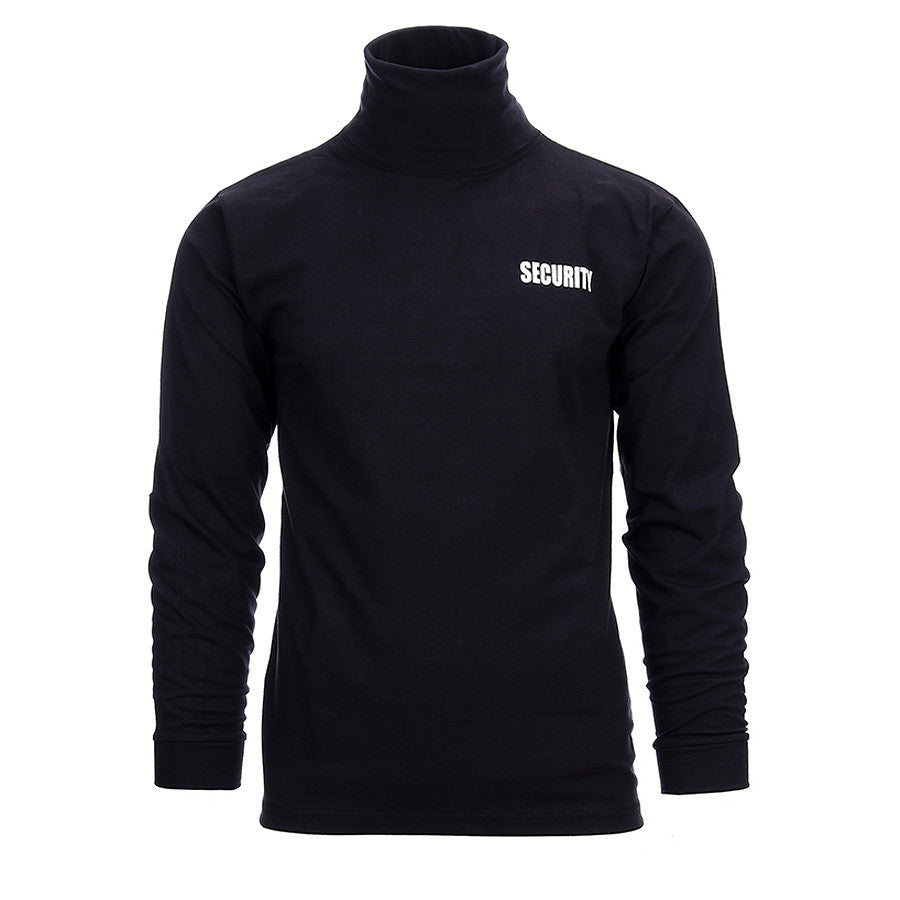 Tricou Security Mânecă Lungă Negru - Prezență Autoritară