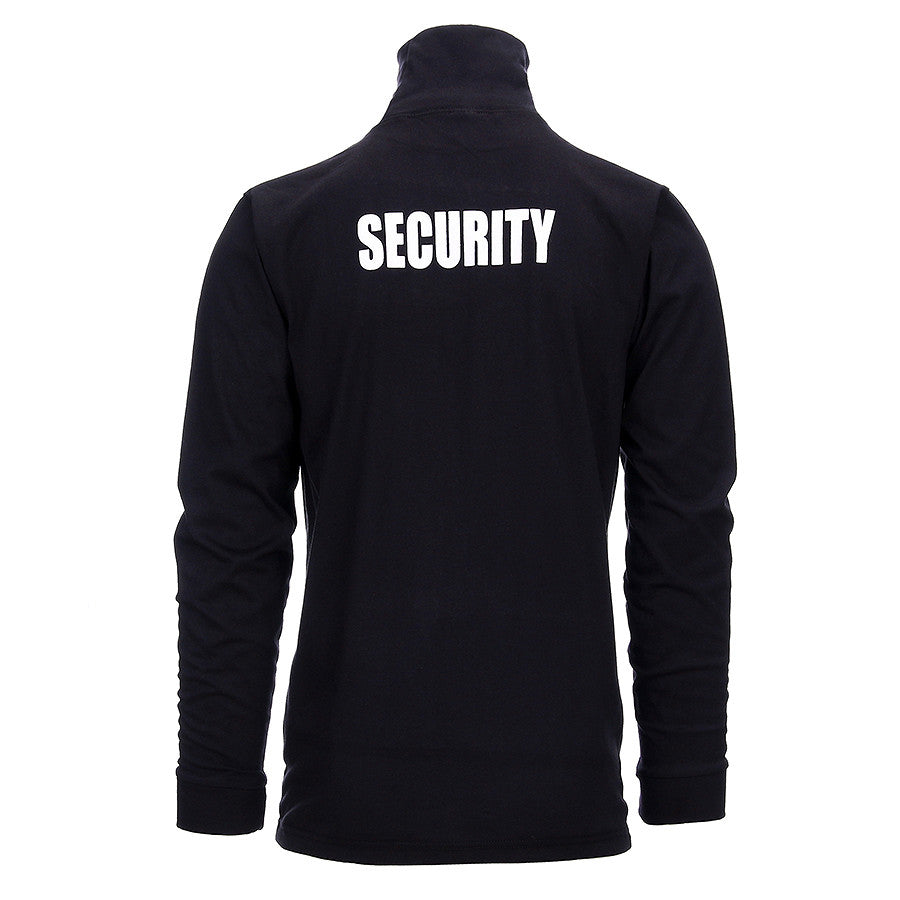 Tricou Security Mânecă Lungă Negru - Prezență Autoritară