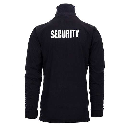 Tricou Security Mânecă Lungă Negru - Prezență Autoritară