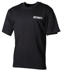 Tricou Security Negru MFH - 100% Bumbac, 160g/m²