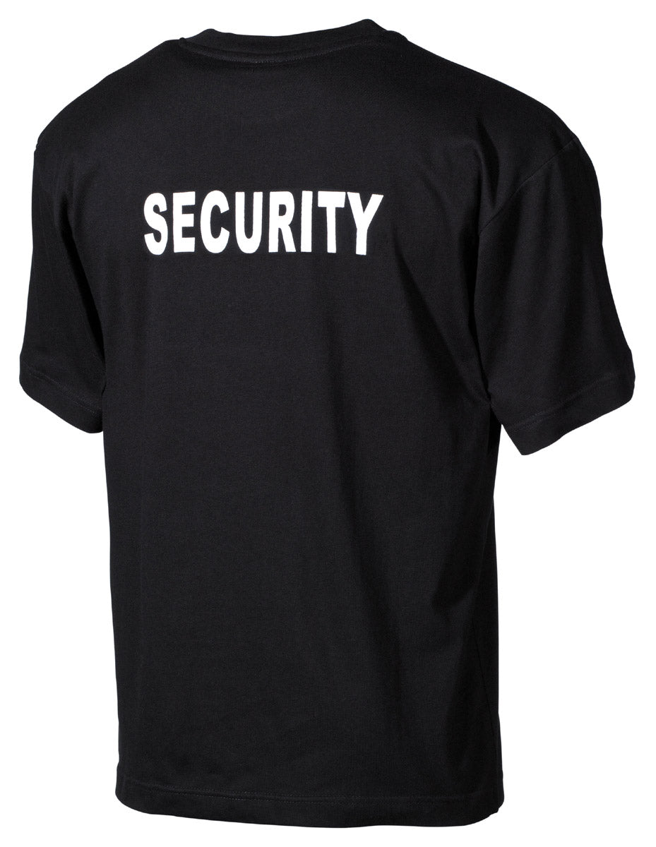 Tricou Security Negru MFH - 100% Bumbac, 160g/m²