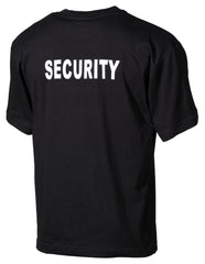 Tricou Security Negru MFH - 100% Bumbac, 160g/m²