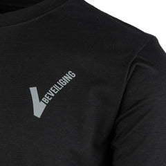 Tricou Security V-logo Negru - Identitate Profesională, Confort Superior