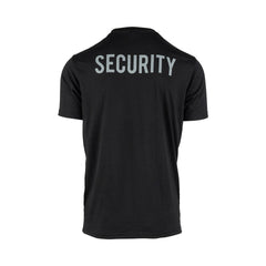 Tricou Security V-logo Negru - Identitate Profesională, Confort Superior