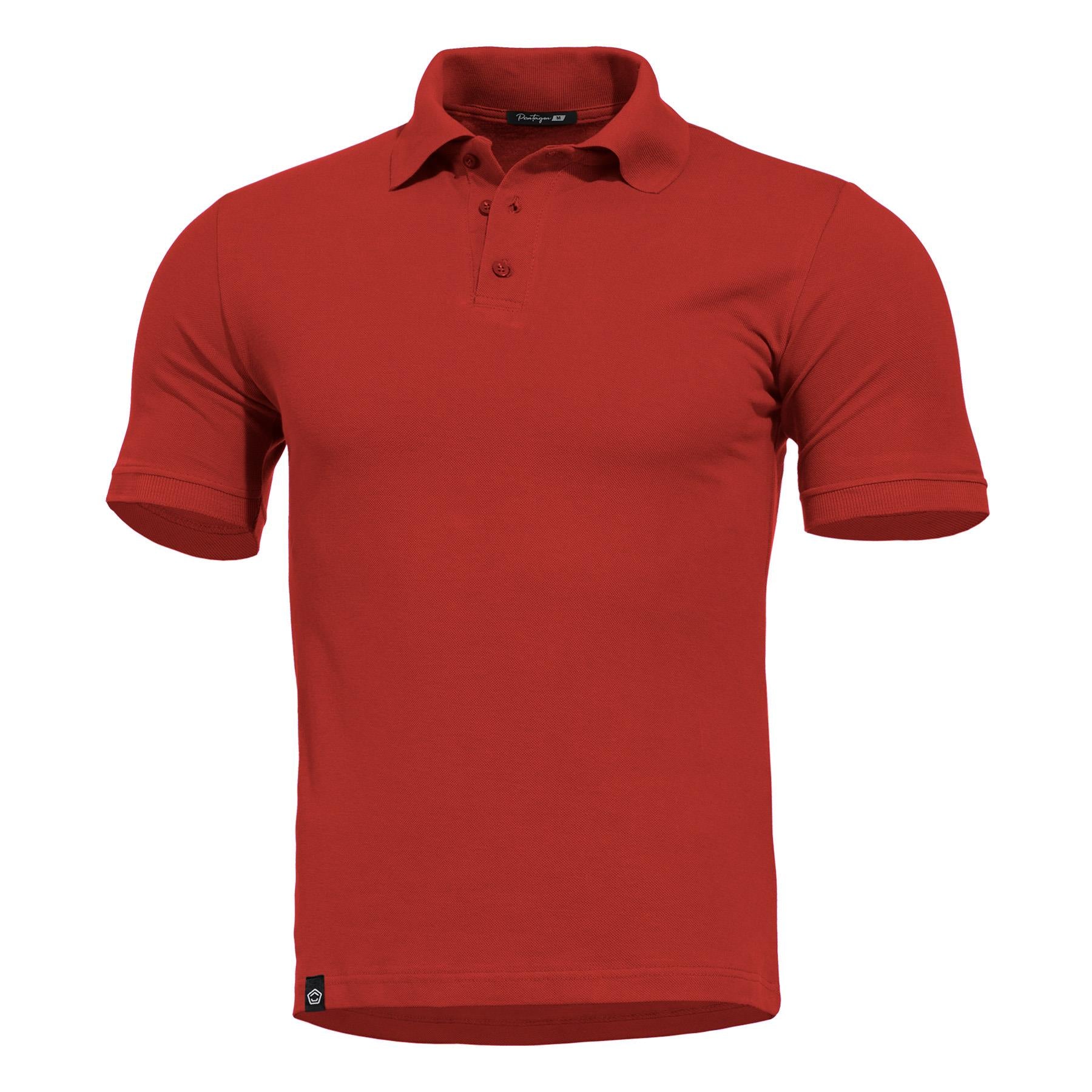 Tricou Sierra Polo Shirt Red Pentagon Tactical - Performanță și Ventilație Optimă în orice Mediu