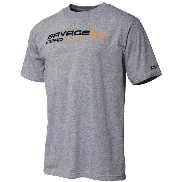 Tricou Signature Logo Savage Gear - Confort, Stil Pescuit - 1