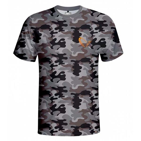 Tricou Simply Savage Camo Savage Gear - Confort Pescuit, Stil Outdoor