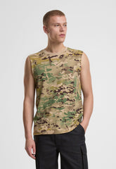 Tricou sleeveless Tactical Camo Brandit - Libertate de Mișcare