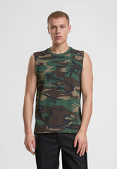 Tricou sleeveless Woodland Brandit - Libertate de Mișcare