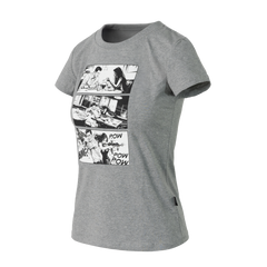 Tricou Slim Helikon-Tex Mid Grey Melange, Damă