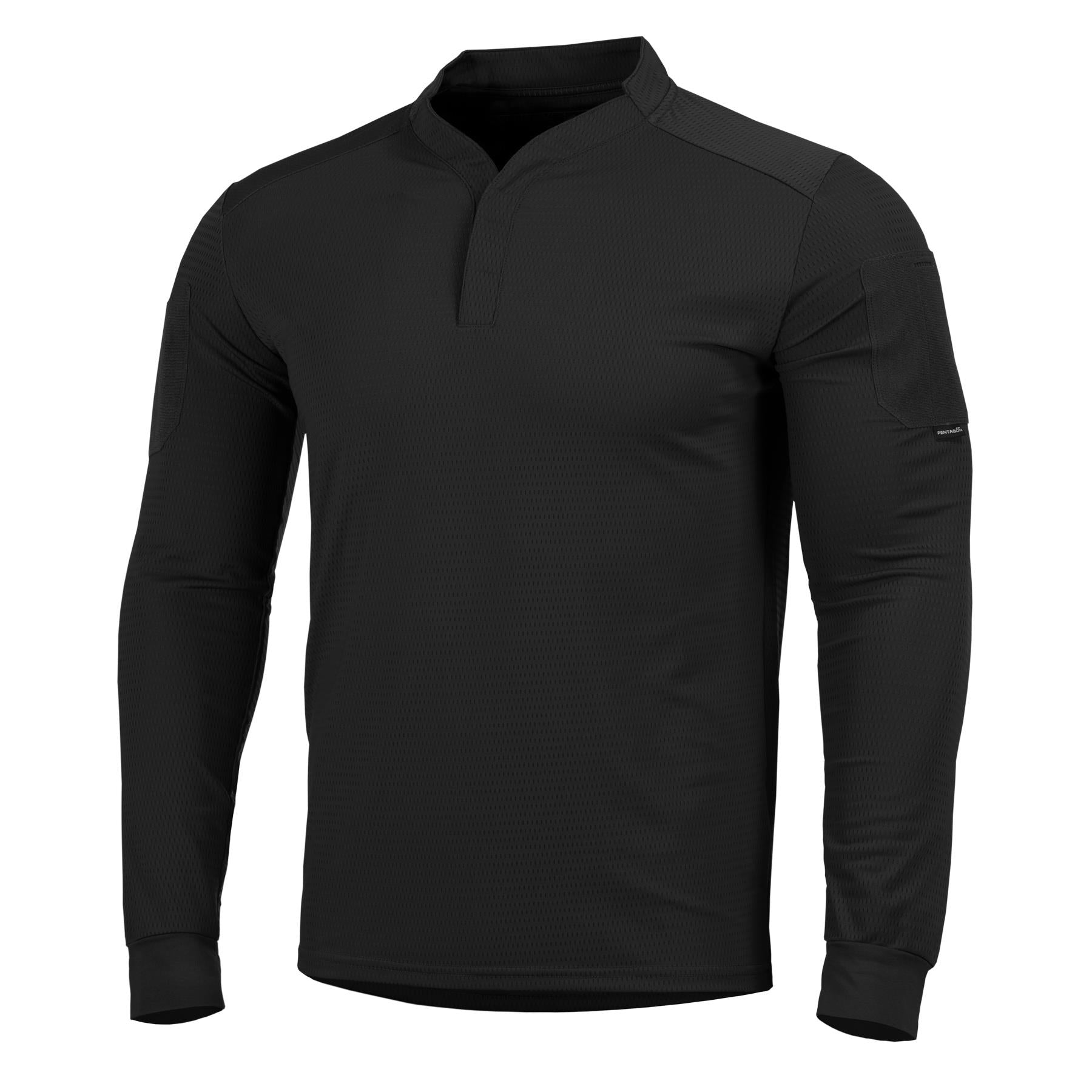 Tricou Squadforce Rugby Shirt Black Pentagon Tactical - Performanță și Protecție Tactică Superioară