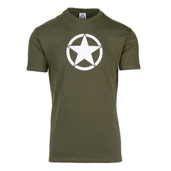 Tricou "Steaua Albă" Verde Military-Shop - Performanță și Confort