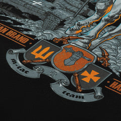 Tricou Steel Knight M-Tac - Cavalerul de Oțel (Negru)