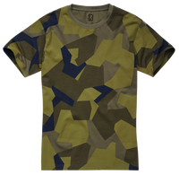 Tricou Swedish Camo/Olive/Blue Brandit - Confort Superior Tactic