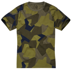 Tricou Swedish Camo/Olive/Blue Brandit - Confort Superior Tactic