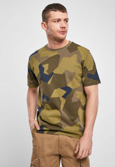 Tricou Swedish Camo/Olive/Blue Brandit - Confort Superior Tactic