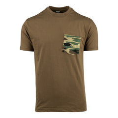 Tricou T-shirt camo pocket Coyote Fostex Garments - Fiabilitate Tactică Zilnică
