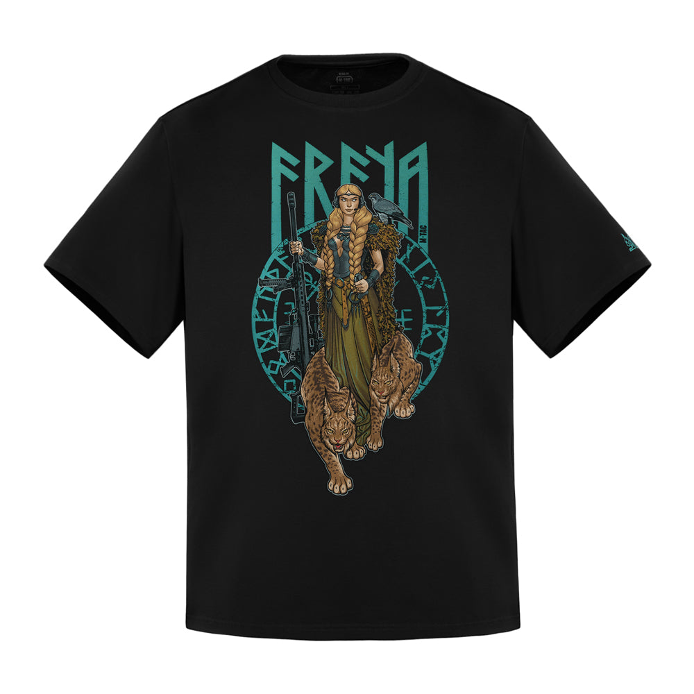 Tricou Freya Cotton Hard M-Tac Negru – 100% Bumbac, Croială Oversized - poza 3