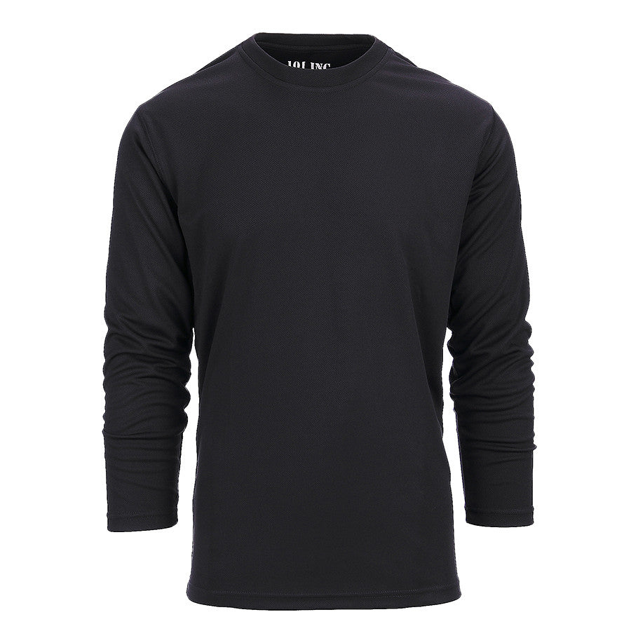 Tricou Tactic Quick Dry Mânecă Lungă Negru - Performanță Superioră
