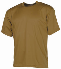 Tricou Tactical Coyote Tan MFH - Uscare Rapidă, Respirabil