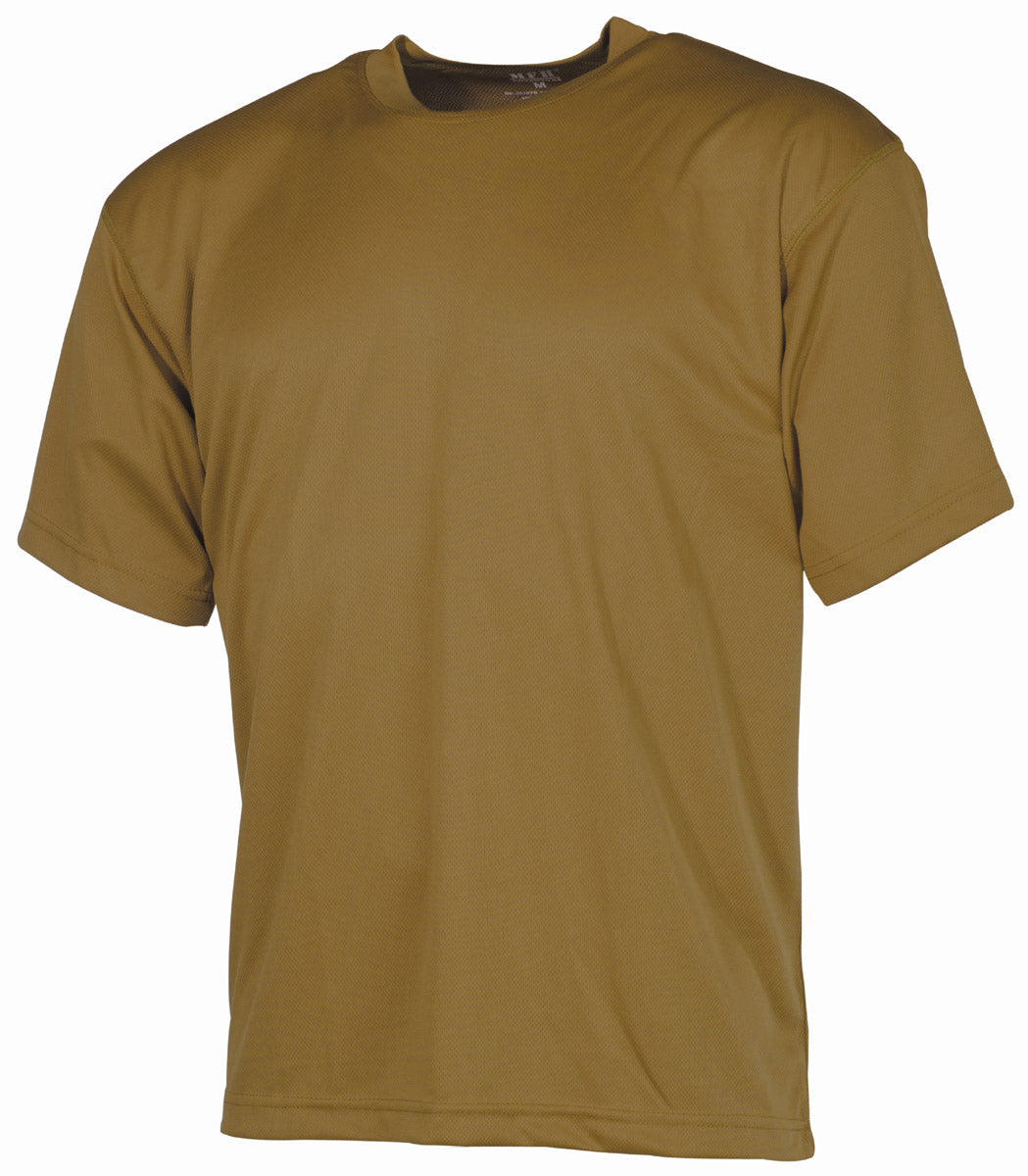 Tricou Tactical Coyote Tan MFH - Uscare Rapidă, Respirabil