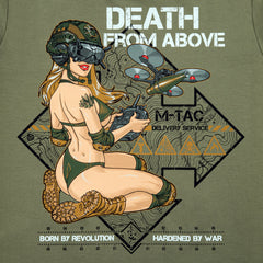 Tricou Tactical Girl Delivery Service M-Tac - Olive Deschis